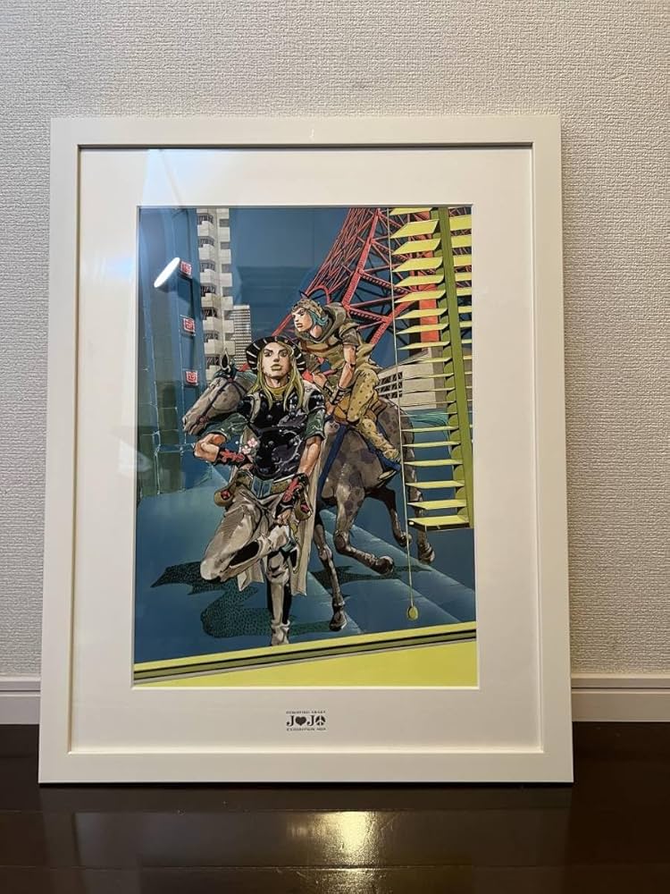 Amazon.co.jp: ジョジョ複製原画 ジョニイ＆ジャイロ ジョジョの奇妙な