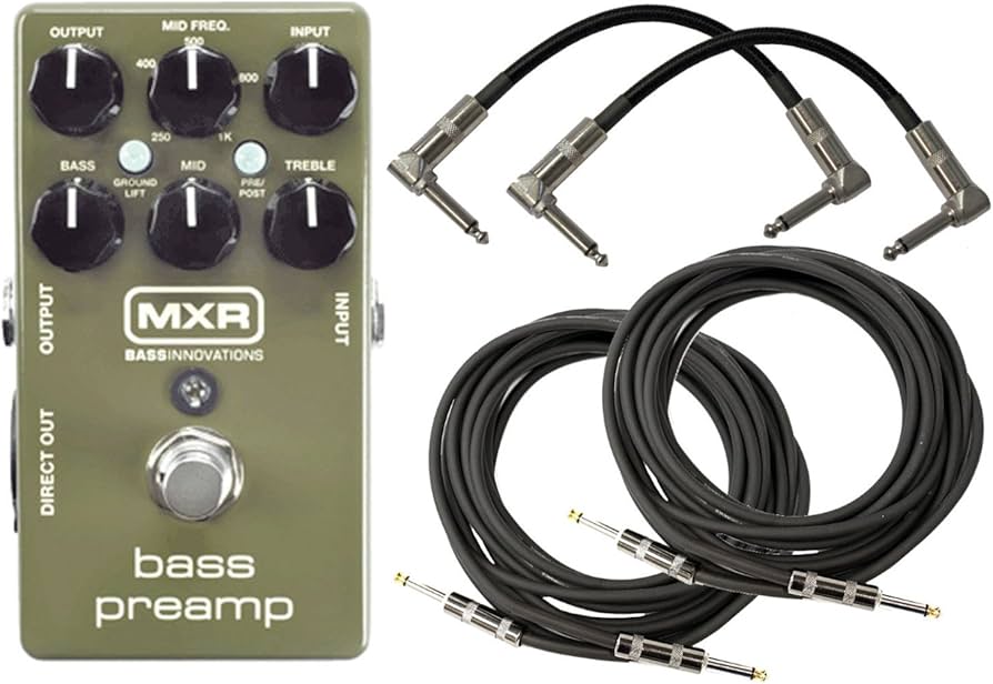 Amazon.com: MXR M81 Bass Preamp Pedal Bundle with XLR Direct Out
