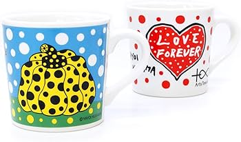 Amazon.co.jp: 草間彌生 マグカップ [かぼちゃ(青)] : ホーム＆キッチン