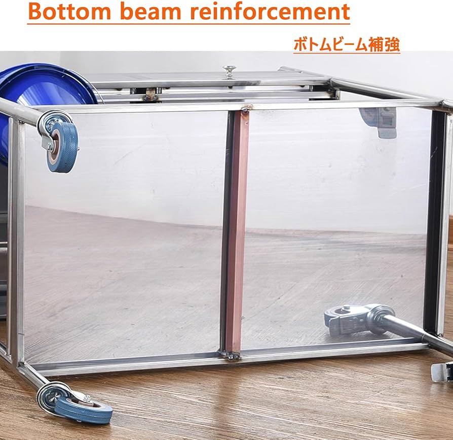 Amazon.co.jp: 医療用ワゴン 60×86×40cm ステンレス トロリー