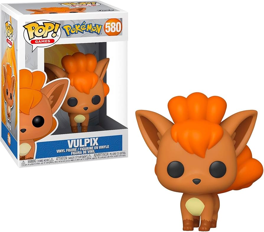 Amazon.com: Funko Pop! Games: Pokemon - Vulpix Vinyl Figure : Toys