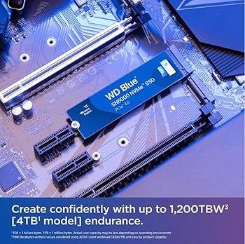 Amazon | WDS400T4B0E [WD Blue SN5000 NVMe SSD（4TB M.2(2280) PCIe