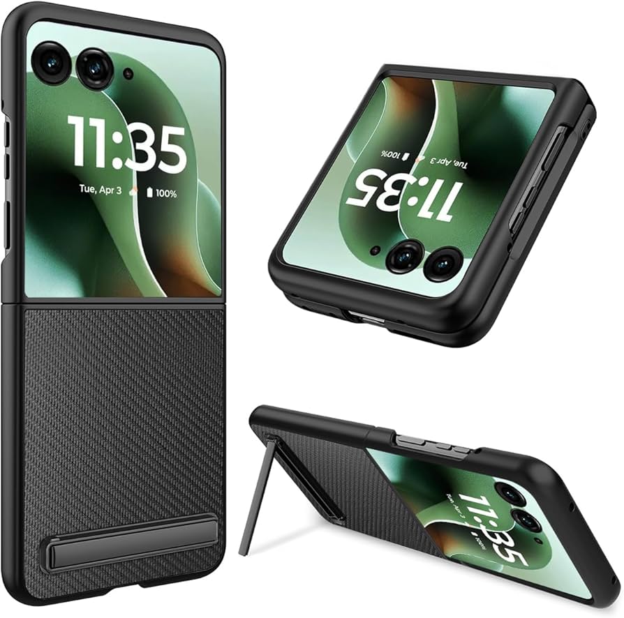 Amazon.co.jp: NINKI適応Moto Razr 60 Ultra ケース スタンド付き PC