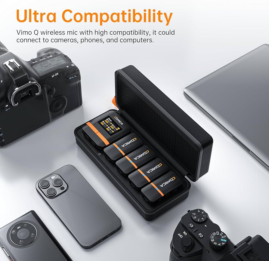 Amazon.com : COMICA Vimo Q 4-Channel Wireless Lavalier Microphone