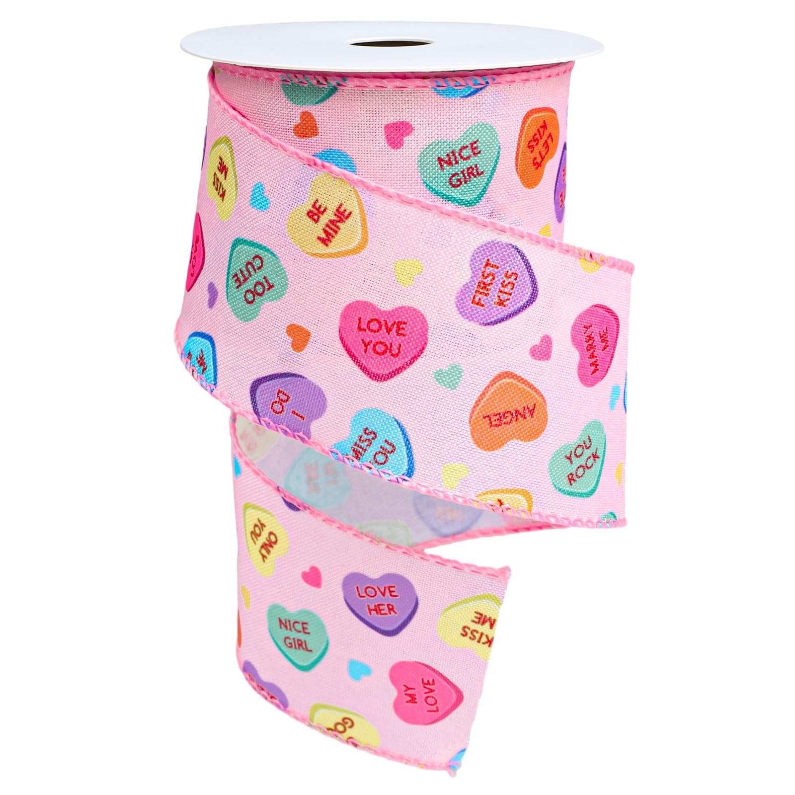 Amazon.com: JarThenaAMCS Valentine's Day Wired Edge Ribbon