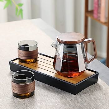 Amazon | ガラスサーバー 耐熱ガラス製ティーポット 直火対応 おしゃれ