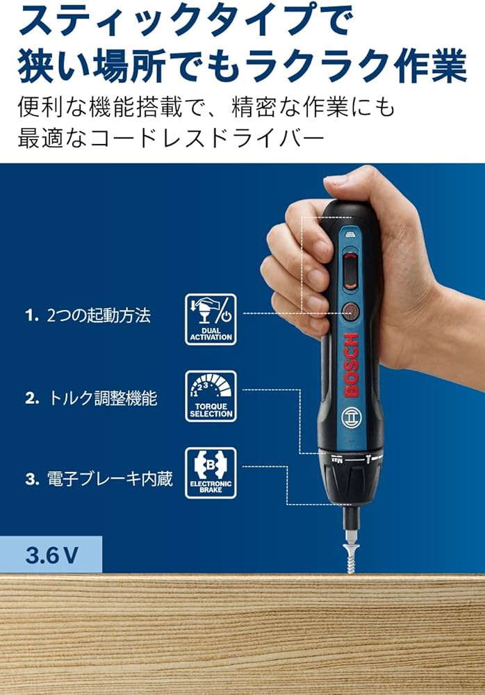 Amazon.co.jp: Bosch Professional(ボッシュ) 3.6Vコードレス