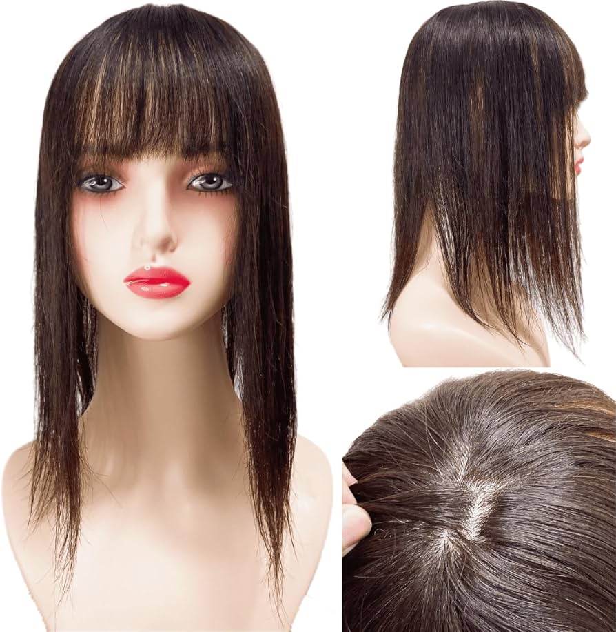 Amazon.co.jp: Luce brillare 部分ウィッグ 人毛100% ヘアピース