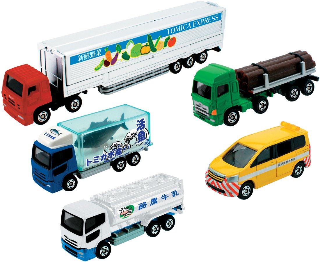 Amazon | トミカ ギフト 日本縦断 GO!GO!トラックセット | ミニカー