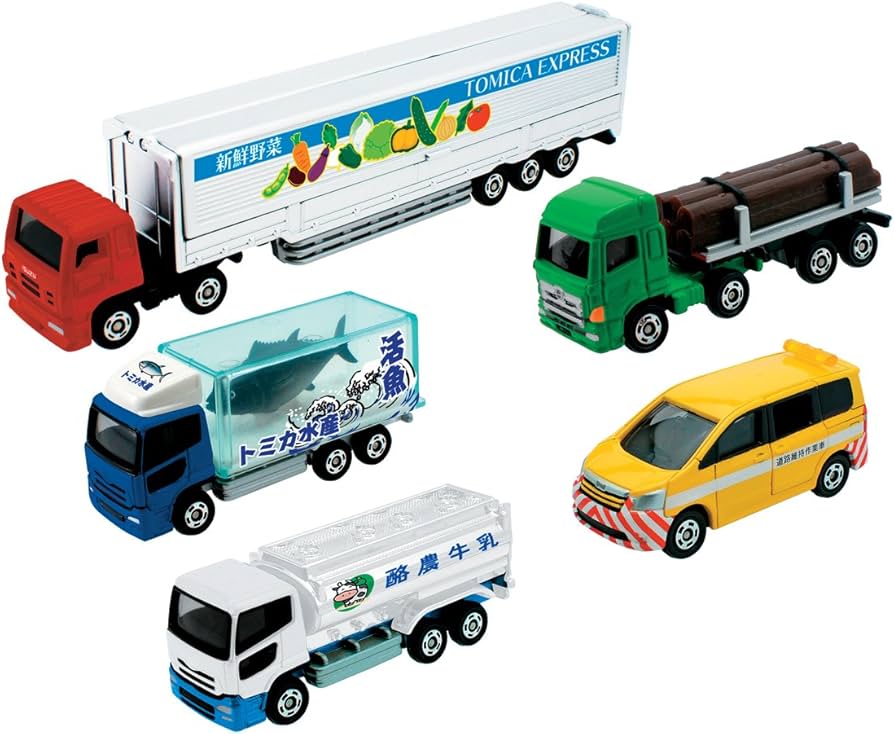Amazon | トミカ ギフト 日本縦断 GO!GO!トラックセット | ミニカー