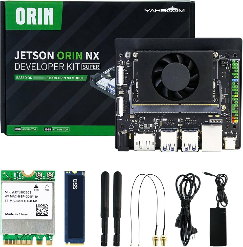 Amazon.co.jp: Yahboom Jetson Orin NX 16GB RAM SUPER 開発キット