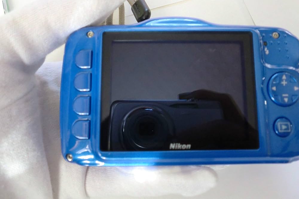 Amazon | Nikon デジタルカメラ S32 防水 1300万画素 ブルー S32BL