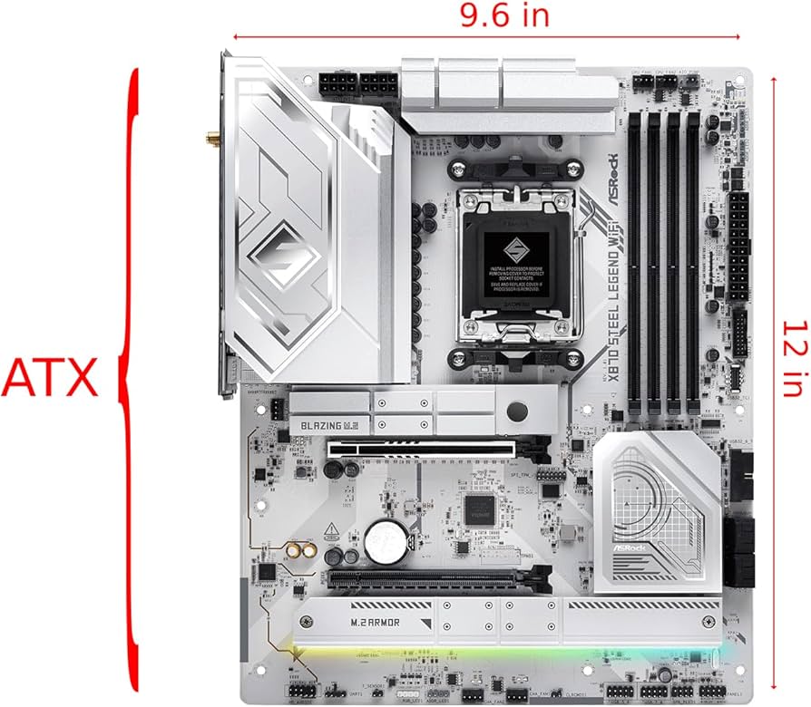 Amazon.com: ASRock X870 Steel Legend WiFi 7 AMD Ryzen Socket AM5