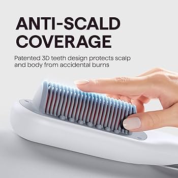 Amazon.com : Wavytalk Pro Steam Hair Straightener Brush, Steamline