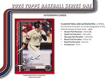 Amazon.com: 2025 Topps Series 1 Baseball Trading Card MLB Hobby