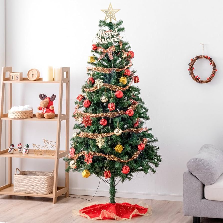 Amazon | タンスのゲン クリスマスツリー 150cm 11種のオーナメント