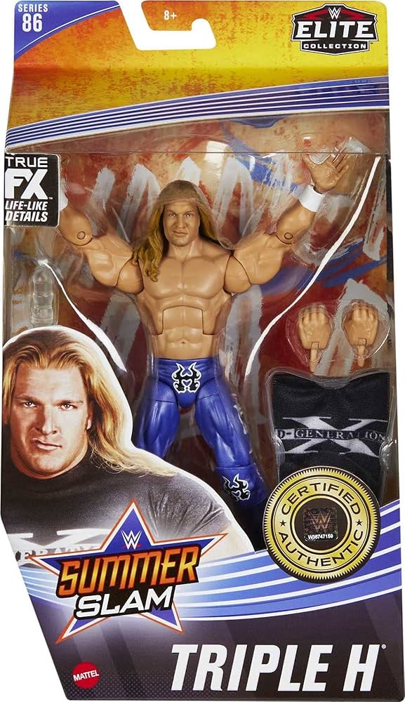 Amazon.com: Mattel WWE Triple H Elite Collection Action Figure