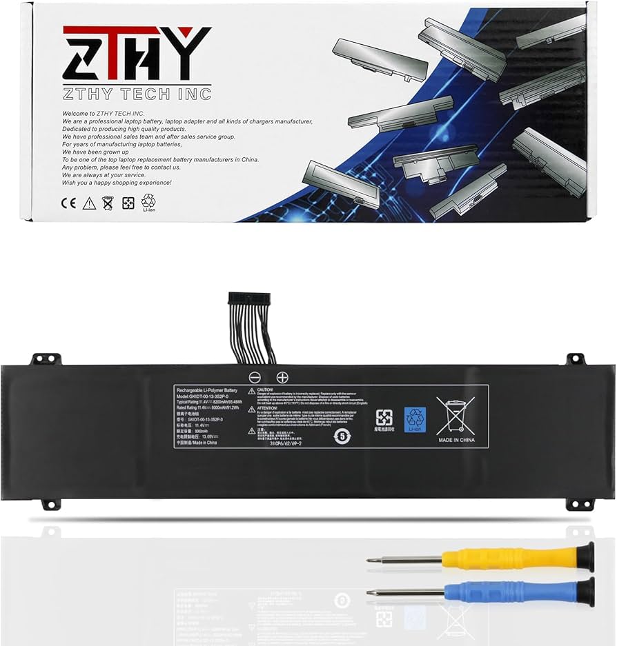 Amazon.com: ZTHY GKIDT-03-17-3S2P-0 Laptop Battery Replacement for