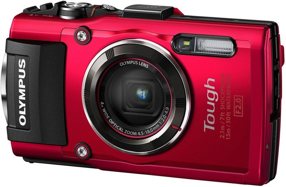 Olympus Tough TG-5 Digital Non-SLR Camera - Red: Amazon.co.uk