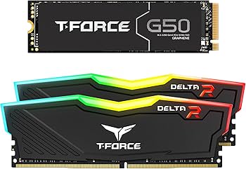 TEAMGROUP T-Force Delta RGB DDR4 32GB (2x16GB) 3600MHz Desktop