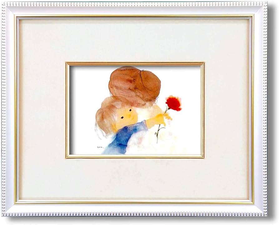 Amazon.co.jp: 絵ハガキ額 少女絵 子ども絵【いわさきちひろの世界
