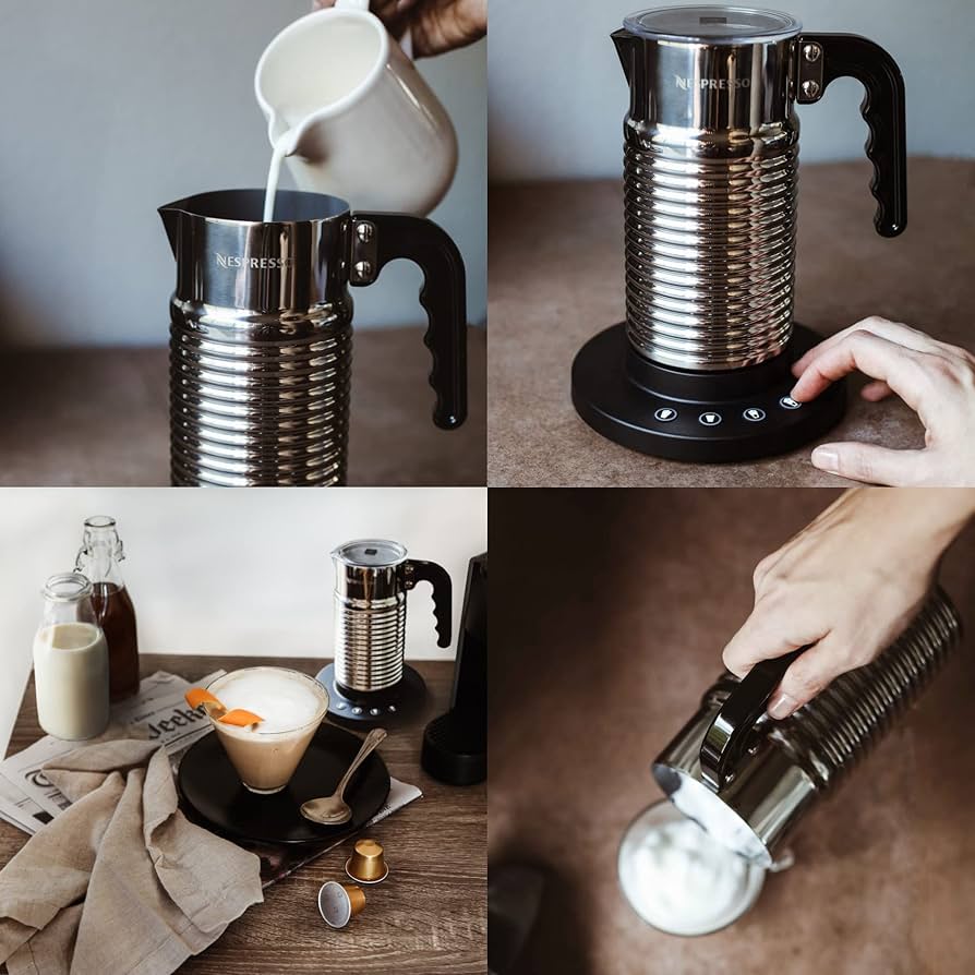 Amazon.co.jp: ネスプレッソ エアロチーノ4 ミルク加熱泡立て器 4192