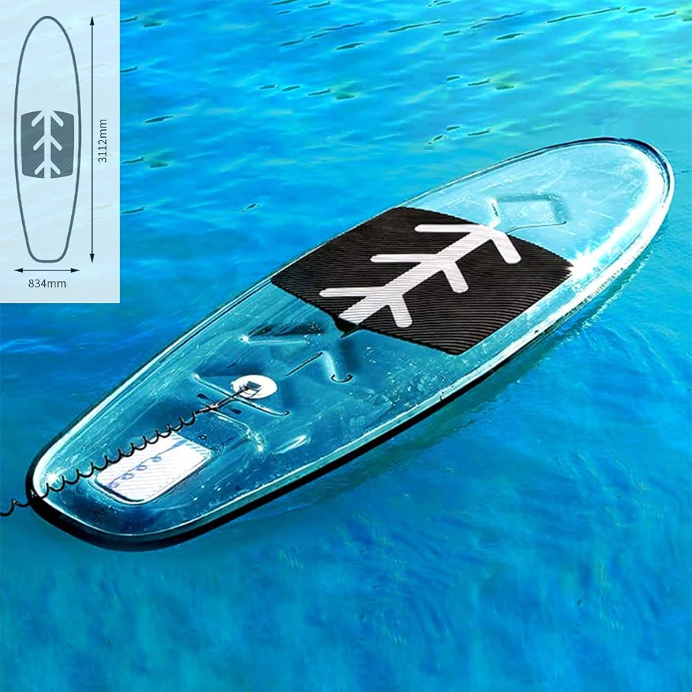 Amazon | VeroMan クリアSUP ボード 透明 水上サイクリング スタンド