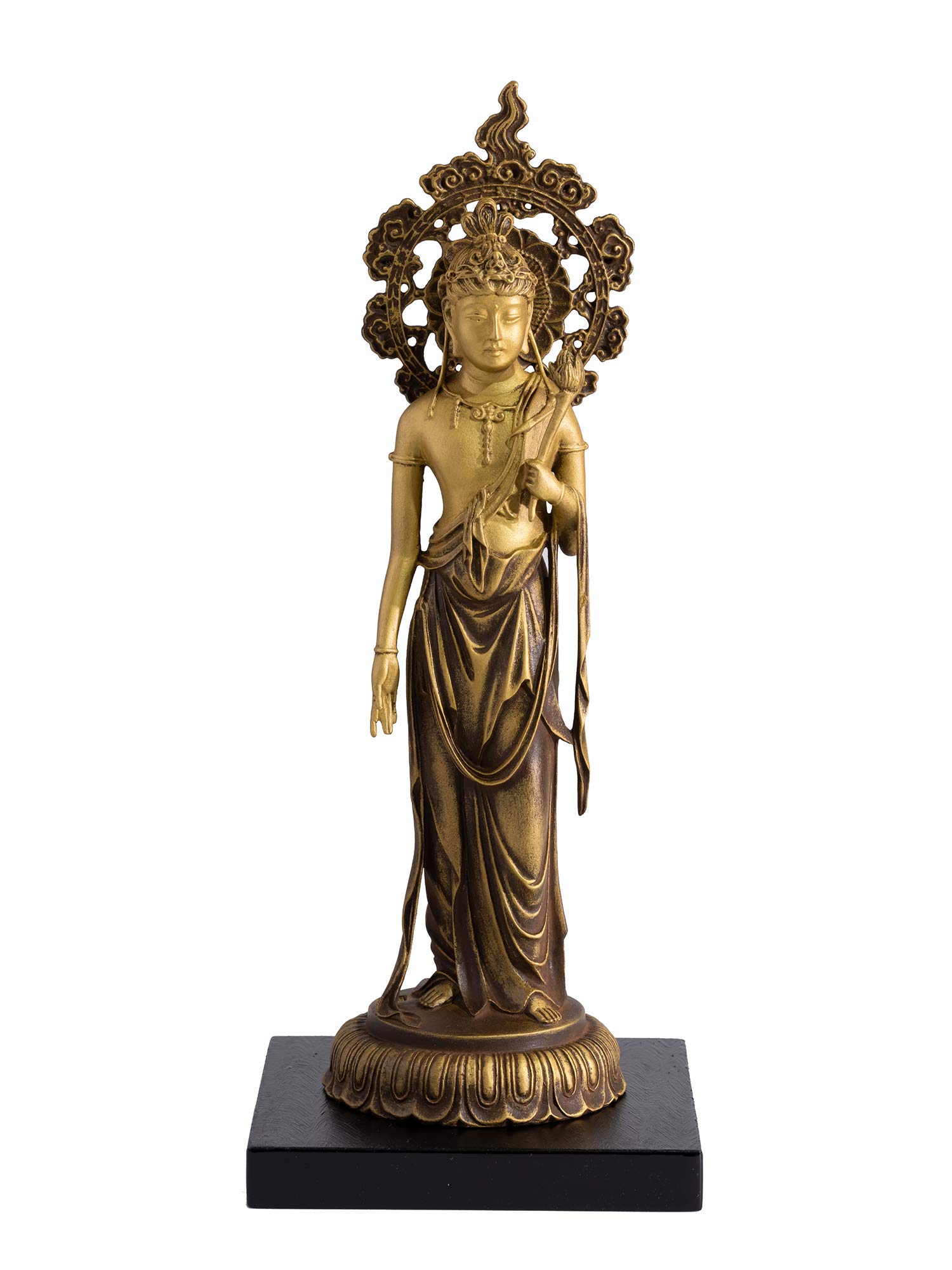 Amazon｜仏師銘版 聖観音菩薩 21.2cm 蝋型/青銅（ブロンズ）製 仏師