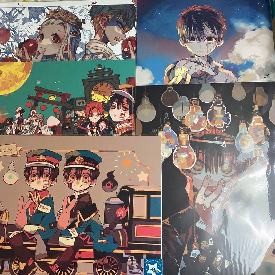 Amazon.co.jp: 地縛少年花子くん ミュージアム 原画シート 5点 : おもちゃ