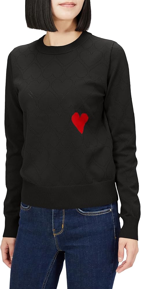 Amazon | [ダブルスタンダードクロージング] ハートプルオーバーニット