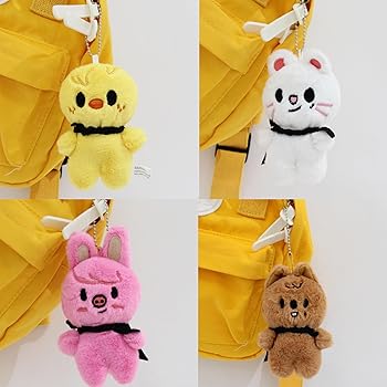 Amazon.com: RHEETADA 8 PCS Skzoo Keychains 4 Inches SKZ with Cloak