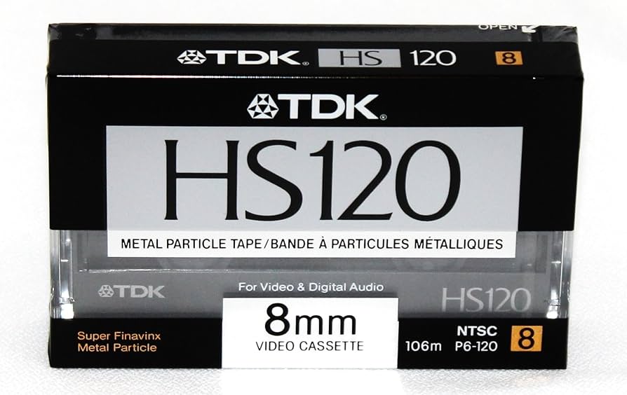 Amazon | 8mm 金属粒子カセットテープ TDK HS120 120分 ブランク