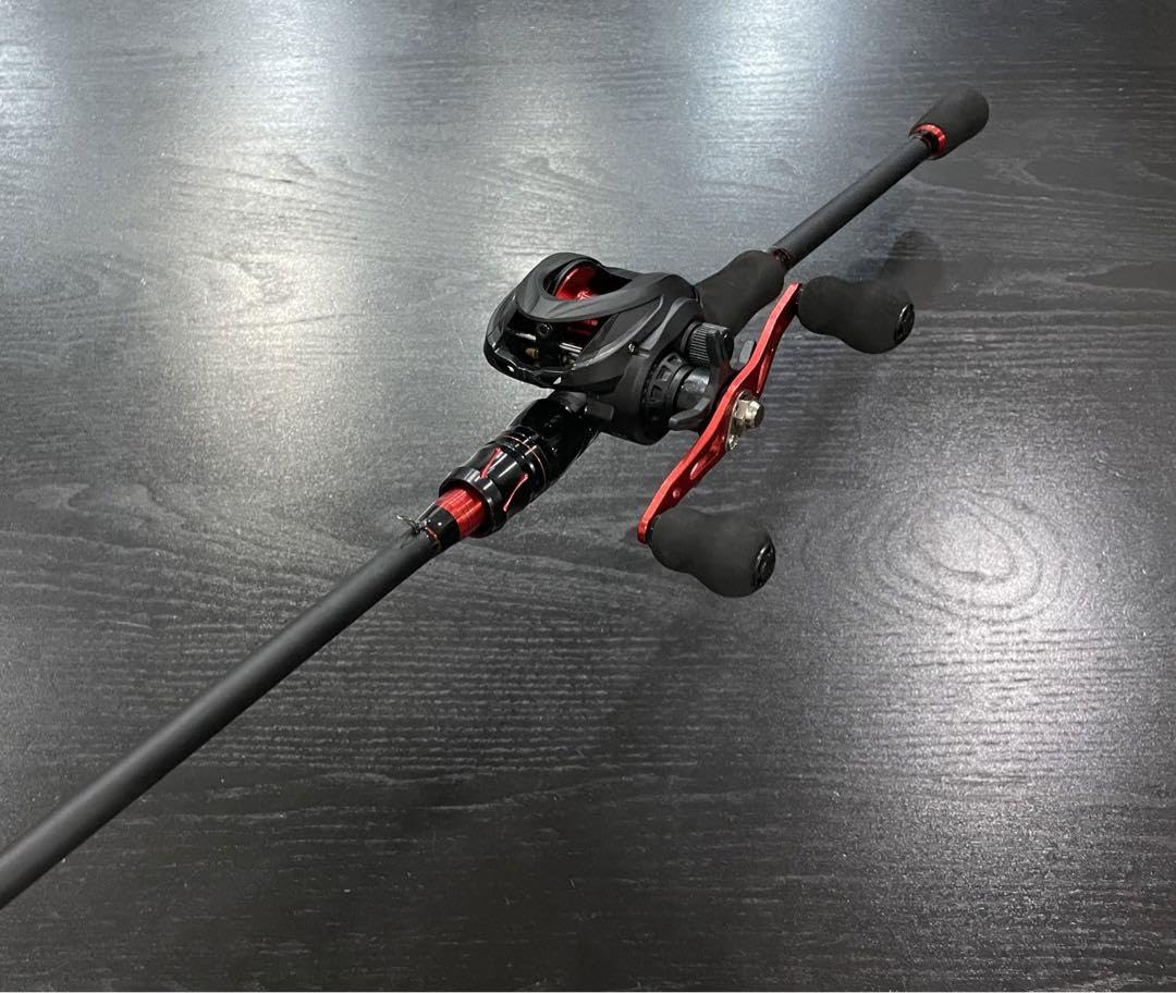 Amazon | 釣りセット2ピースベイトロッド&ベイトリール左巻きライン