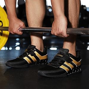 Amazon | [SDEQA] メンズ ウェイトリフティング シューズ 屋内 パワー