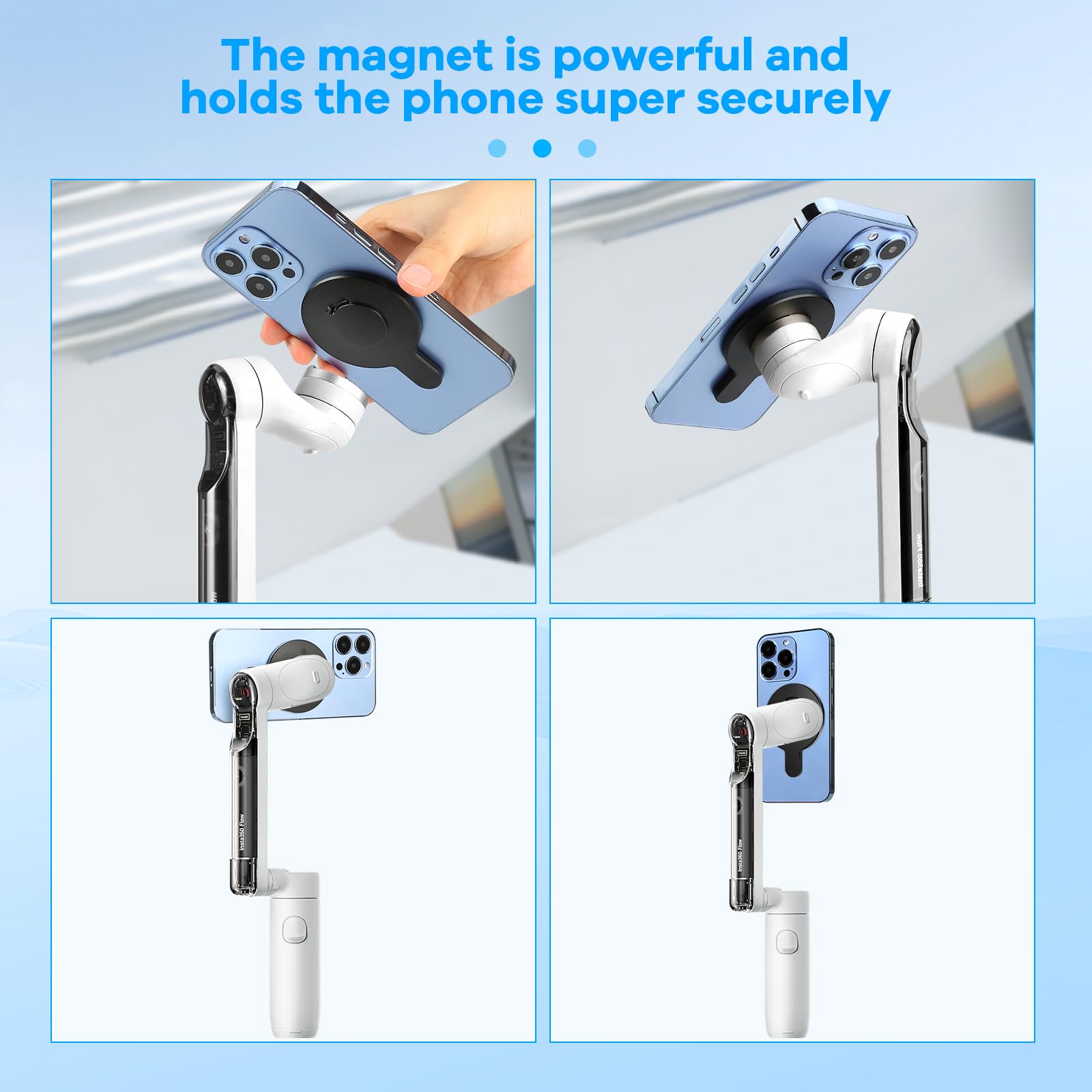 Amazon.com: Magnetic Adapter for Insta360 Flow Pro/Flow, Magnetic