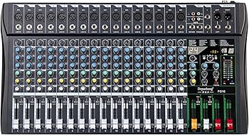 Amazon | Dpusheng FG16プロフェッショナル16チャンネルミキサー