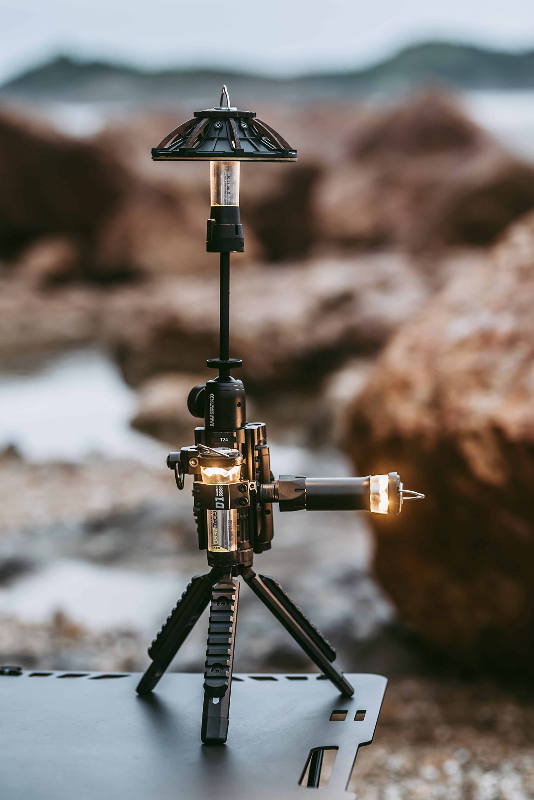 Amazon.co.jp: BATOT Swante ゴールゼロ 三脚スタンド 戦術LEDランタン