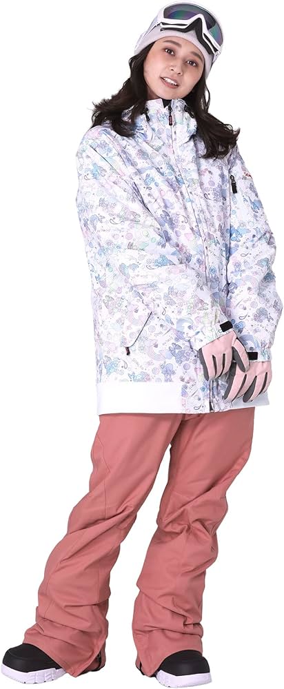 Amazon | ScoLar(スカラー) スノーボード ウェア レディース 上下