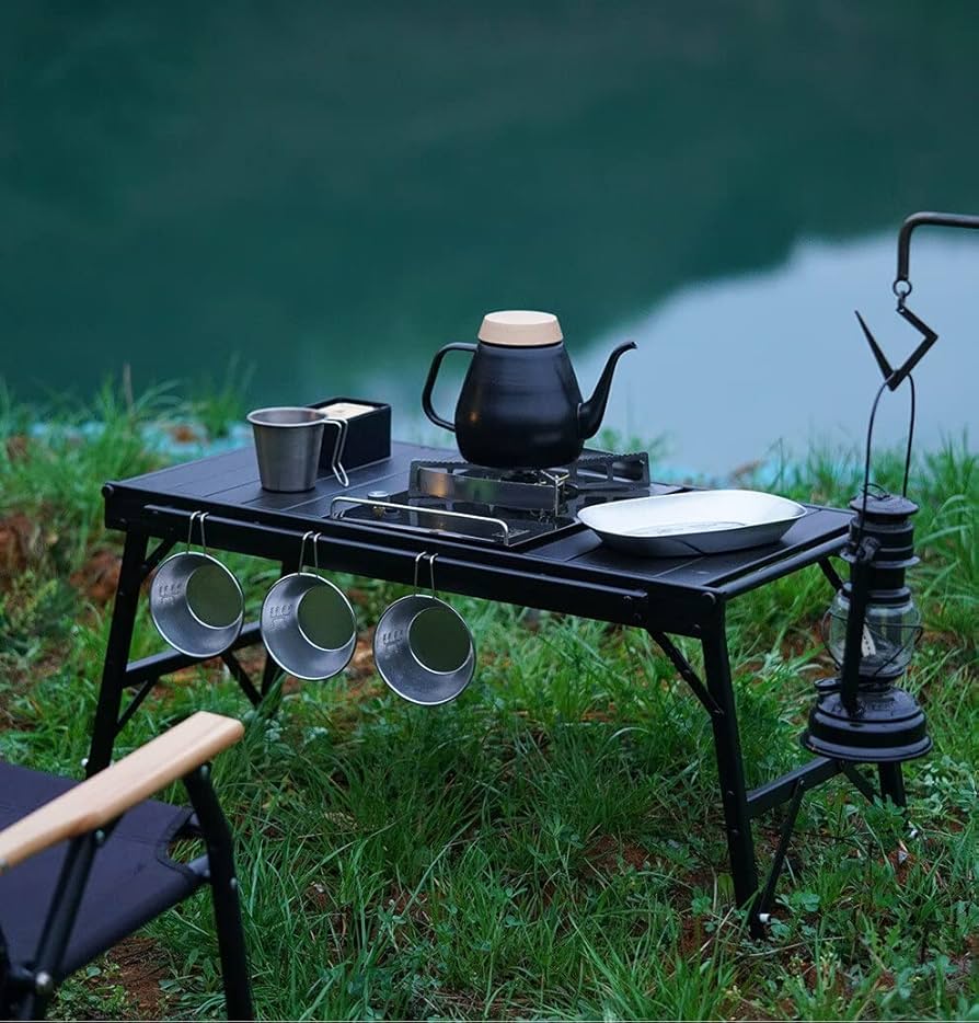 Amazon.co.jp: ☆キャンプテーブル☆フォールディング アルミ