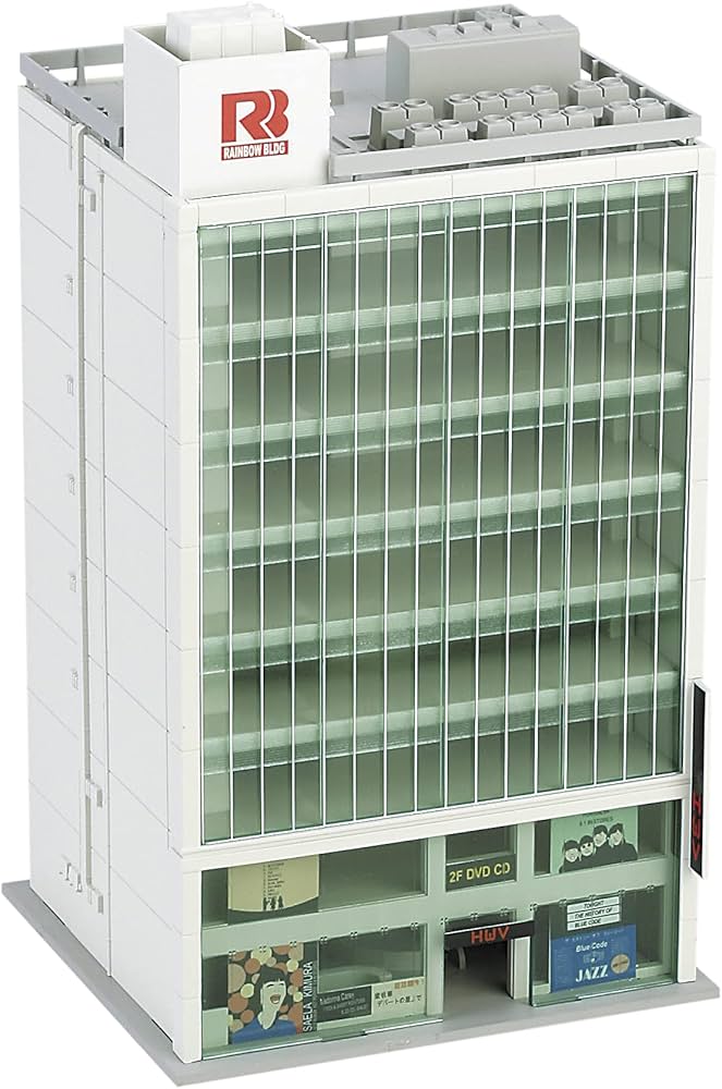 KATOストラクチャー完成品ブランドビル4個セット 各ビルフィギュア付き