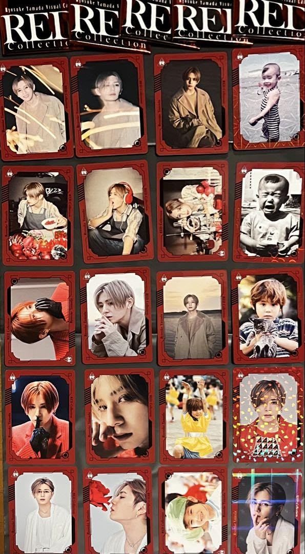 Amazon.co.jp: 山田涼介 ビジュアルカード トレカ 20枚コンプリート