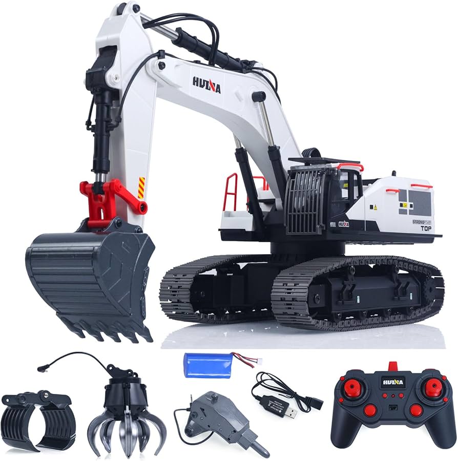 Amazon.co.jp: wheelfun 1/14 HUINA RC メタルショベルモデル 1594