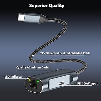 Amazon | 1000Mbpsイーサネットアダプター GoogleTV搭載Chromecast用