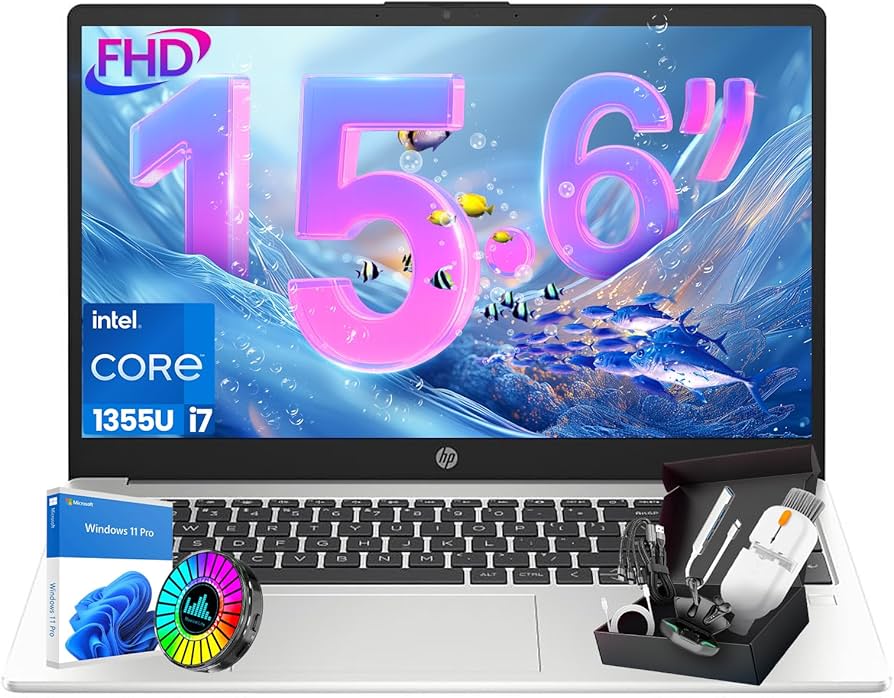 Amazon.com: HP 250 G10 Business Laptop, Intel Core i7-1355U, 15.6