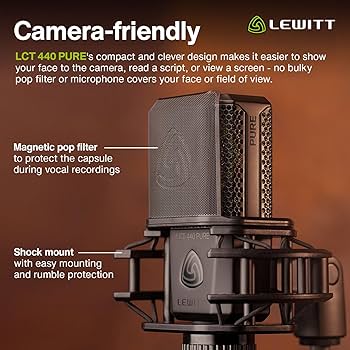 Amazon.co.jp: Lewitt LELCT440P LCT 440 ピュアコンデンサーマイク