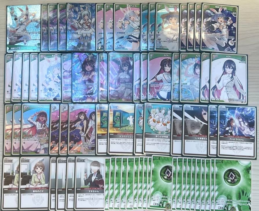 Amazon.co.jp: 緑 兎田ぺこら AZKi 構築済みデッキ ホロカ ホロラ