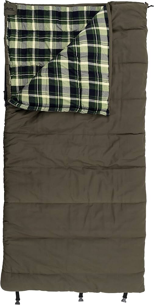Amazon.com : ALPS OutdoorZ Redwood -25° Sleeping Bag, Plaid