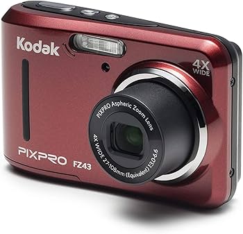 Amazon | Kodak PIXPRO Friendly Zoom FZ43 16 MP Digital Camera with