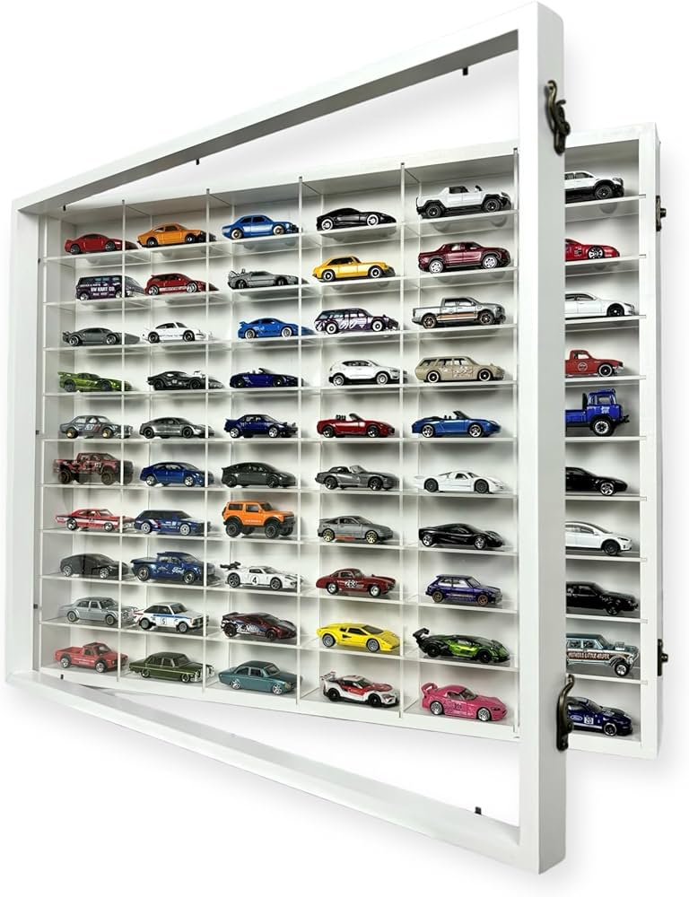 Amazon.co.jp: SpaceApe 壁掛けディスプレイケース ホットウィール用