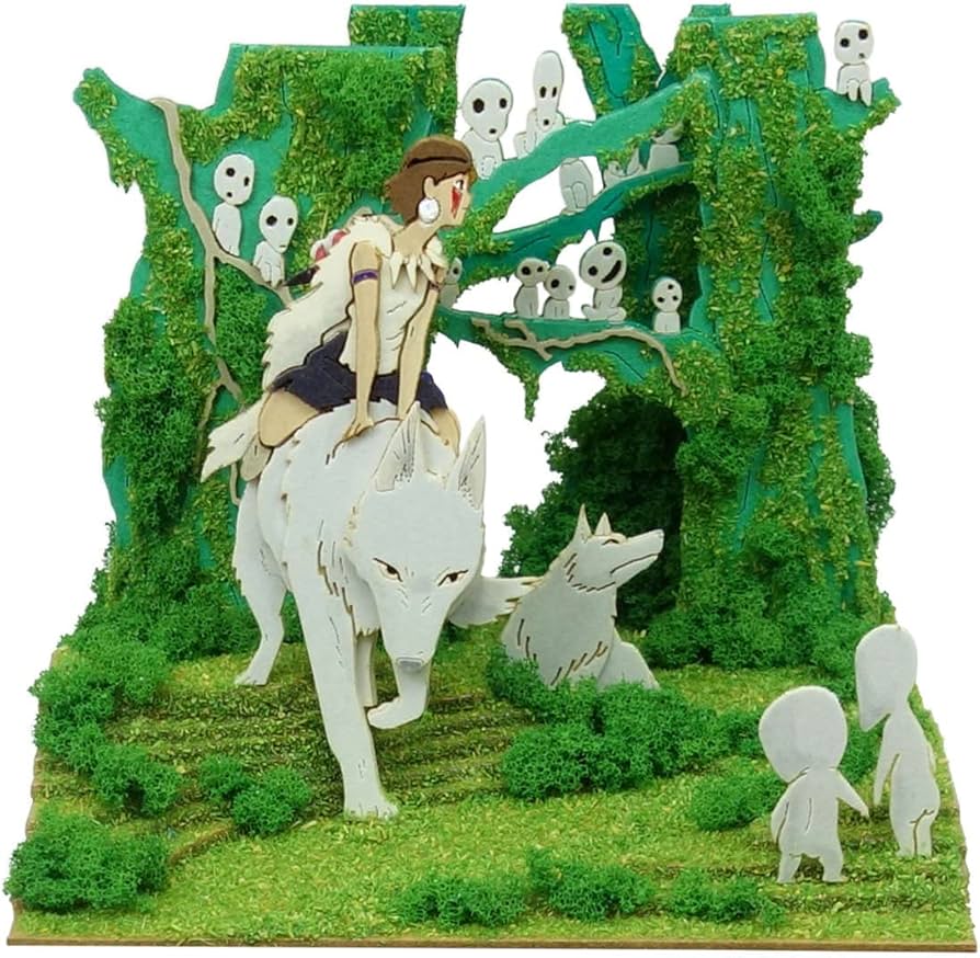 Amazon.co.jp: OJOP さんけい スタジオジブリmini もののけ姫 精霊の森